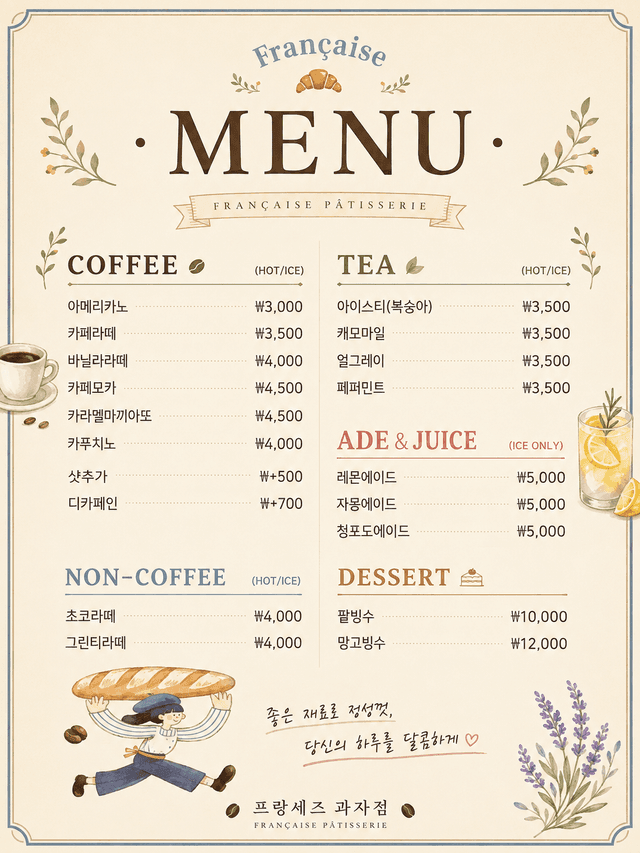 프랑세즈과자점 럭키백 사진
